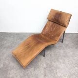 Fauteuil lounge Skye en cuir par Tord Björklund pour Ikea, 1980