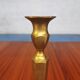Antique brass candle holder