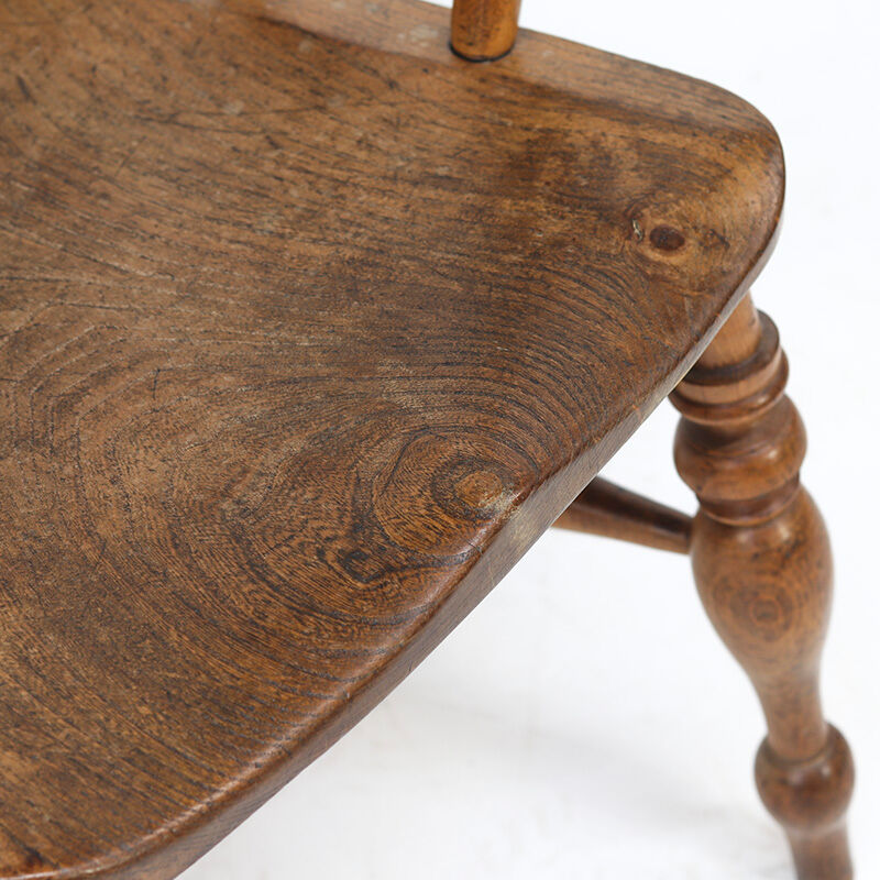 Rustic Antique English Countryhouse Captain Armchair