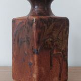 Signed sandstone vase