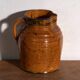 Old glazed ceramic jug – Central Europe, around 1930