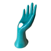 Green ceramic hand soliflore ring sizer