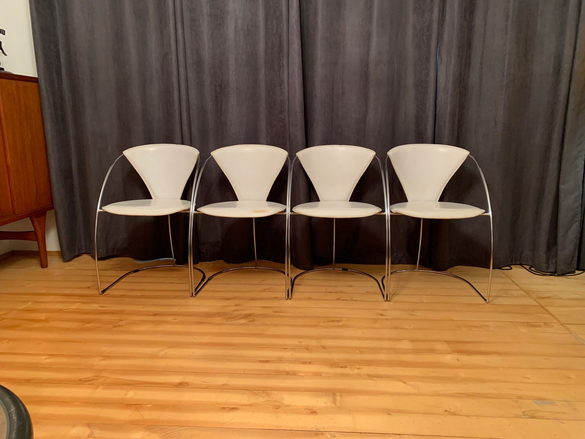 Set of four Linda chairs, Arrben, Italy, 1980s