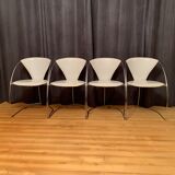 Set of four Linda chairs, Arrben, Italy, 1980s