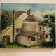 Huile sur toile paysage de campagne