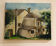 Huile sur toile paysage de campagne