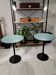 Set of postmodern side tables. Porada Arredi home.
