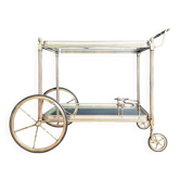 Table roulante ancienne, desserte vintage, meuble bar boissons