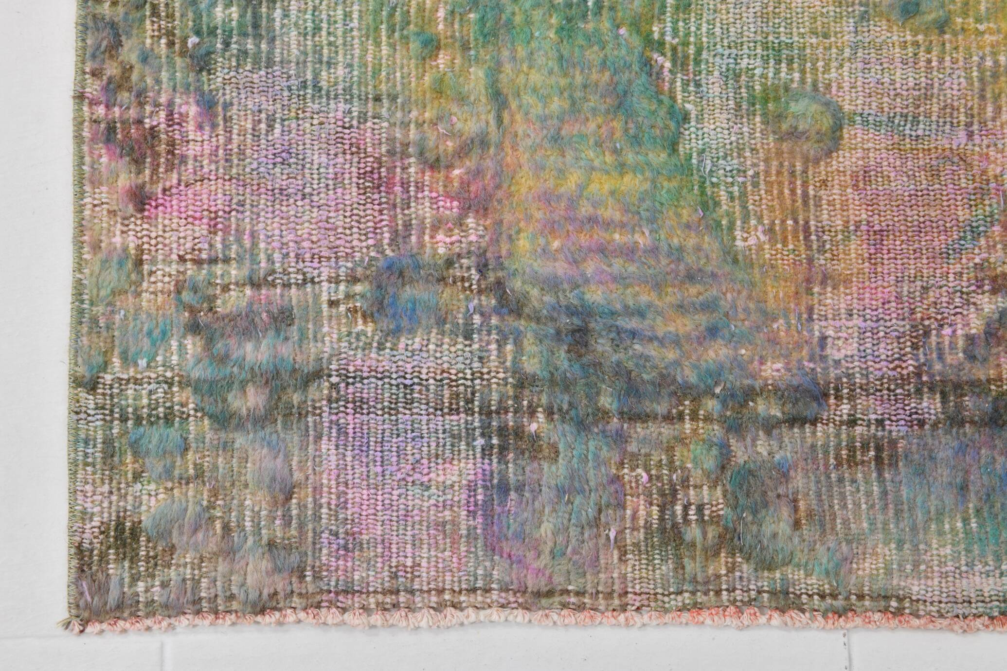 2x8 Multicolor Vintage Runner Rug, 80x248Cm