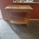 Wooden dessert table