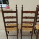 6 chairs straw and wood farmhouse old monastery