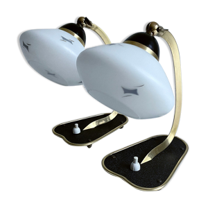 Paire de lampes de table,