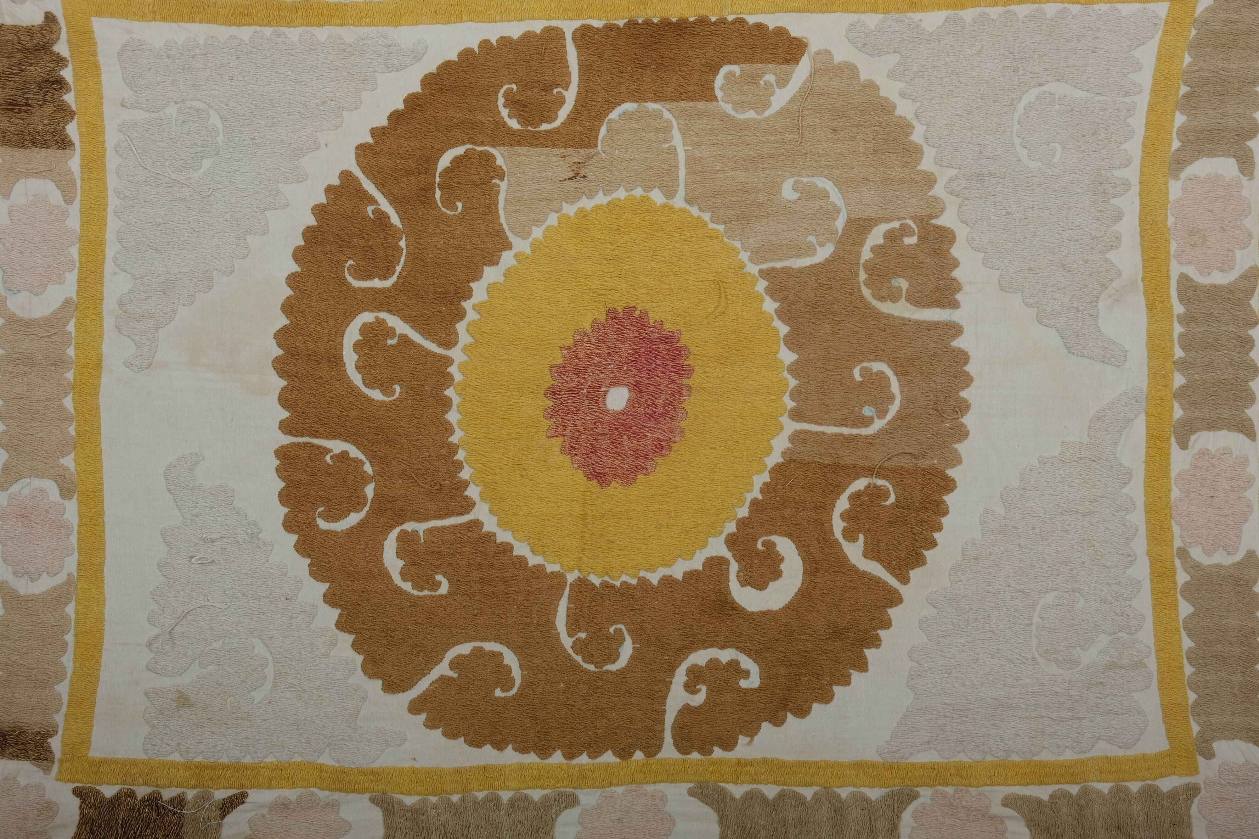 Hand knotted rug, vintage Turkish rug 68x105 cm