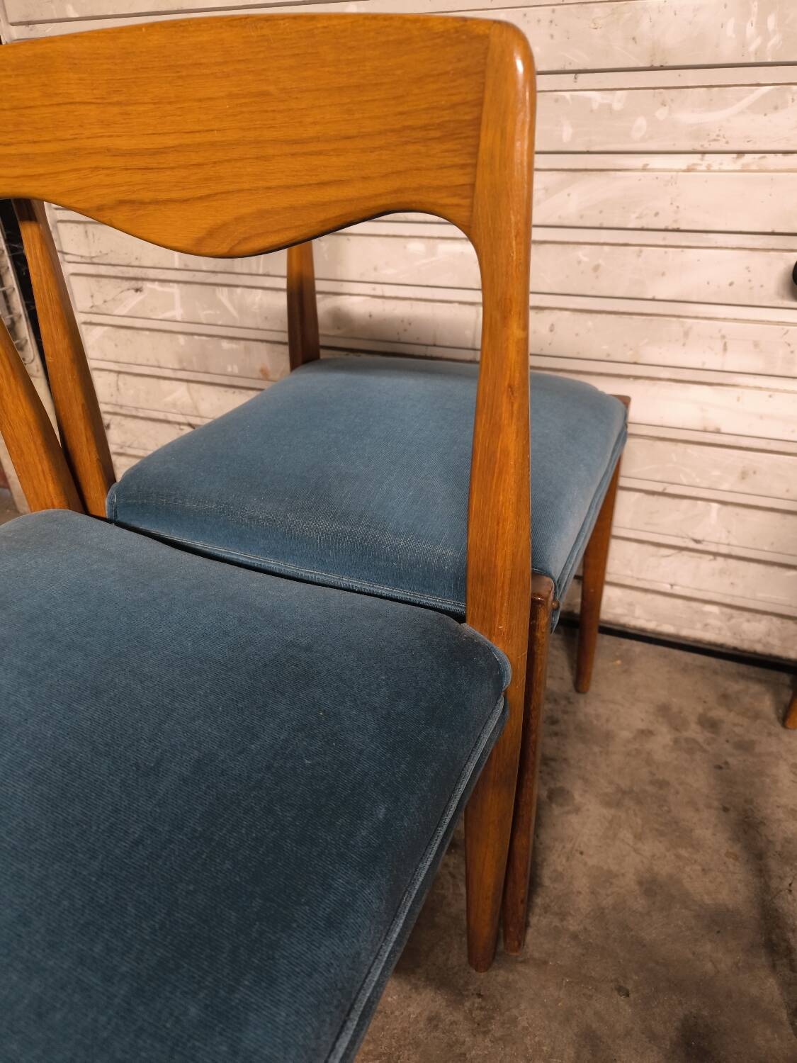 Vintage Scandinavian teak chairs 1960