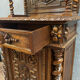 Furniture between two renaissance hunting lodge in solid oak around 1850.