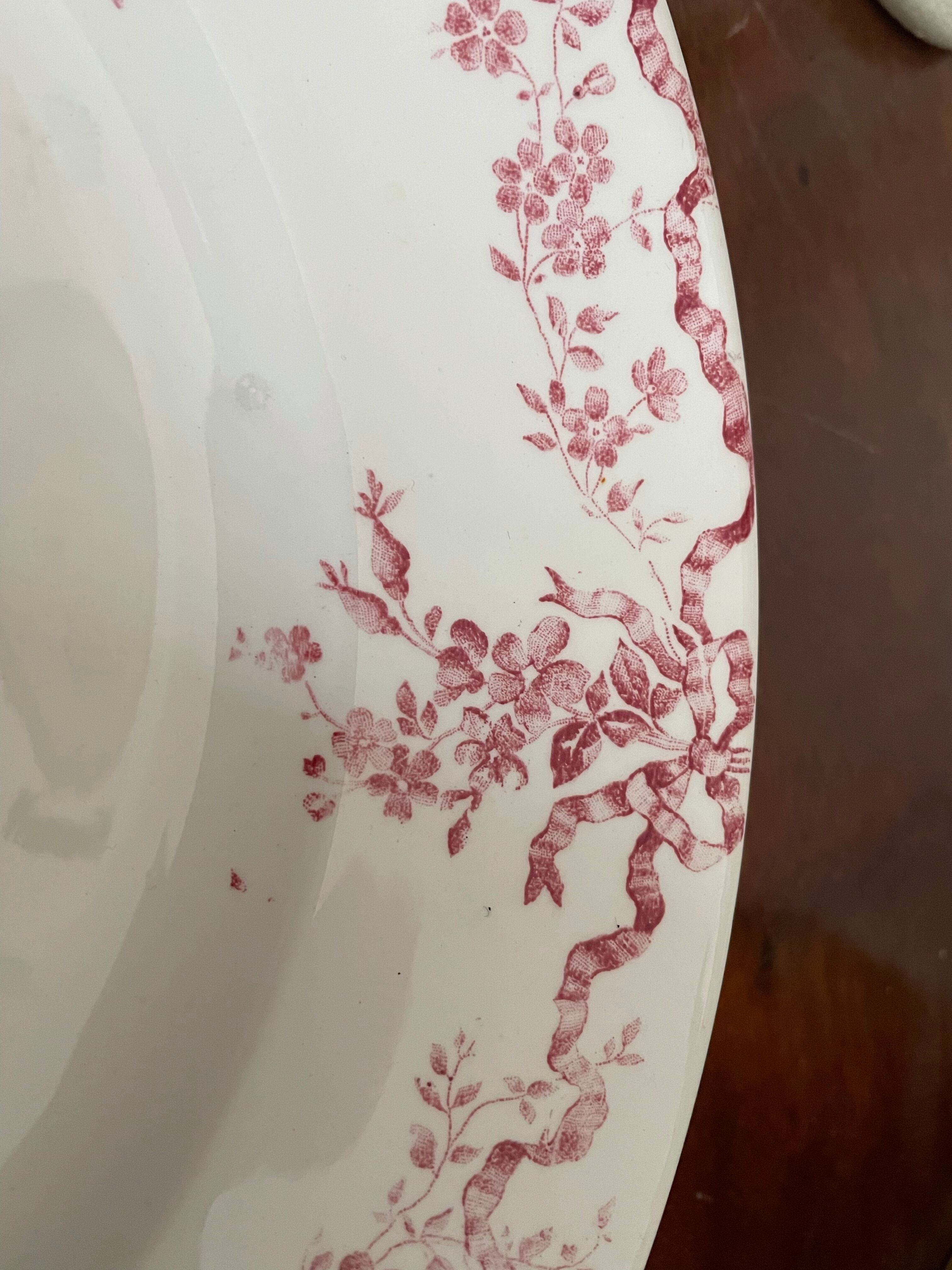 Two ceramic dishes from Longwy