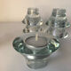 6 reversible candle holders design K and M Hagberg