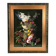 Large pastel signed Annie Faure, still life with flowers and fruits