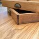 Elegant and refined 230 X 73 solid oak farmhouse table.