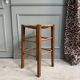 Vintage straw stool