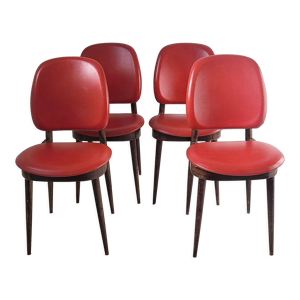 Suite de 4 chaises vintage Pégase