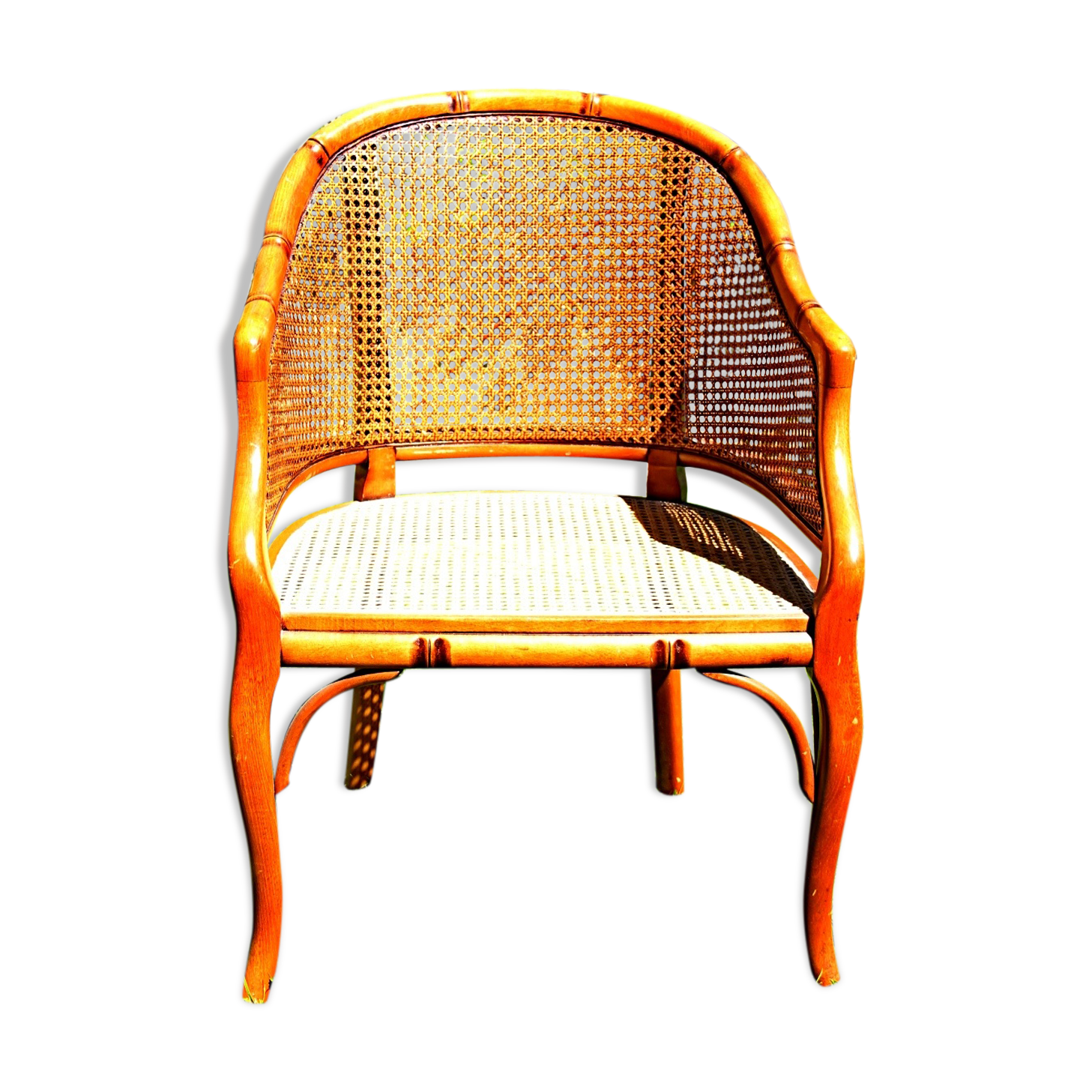 Fauteuil canné Grange