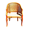 barn caned armchair