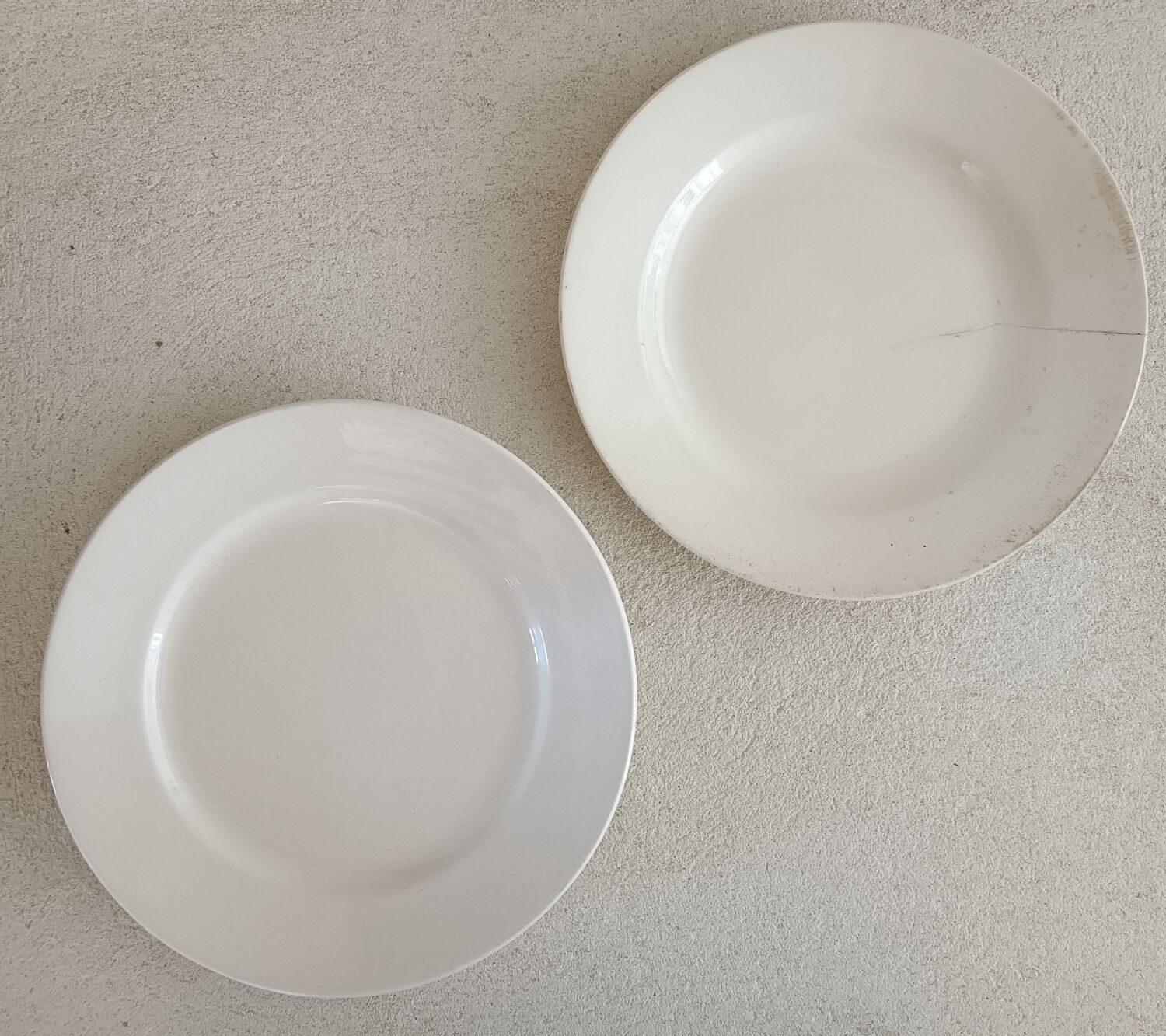 2 plates iron earth Badonviller