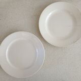 2 assiettes terre de fer Badonviller