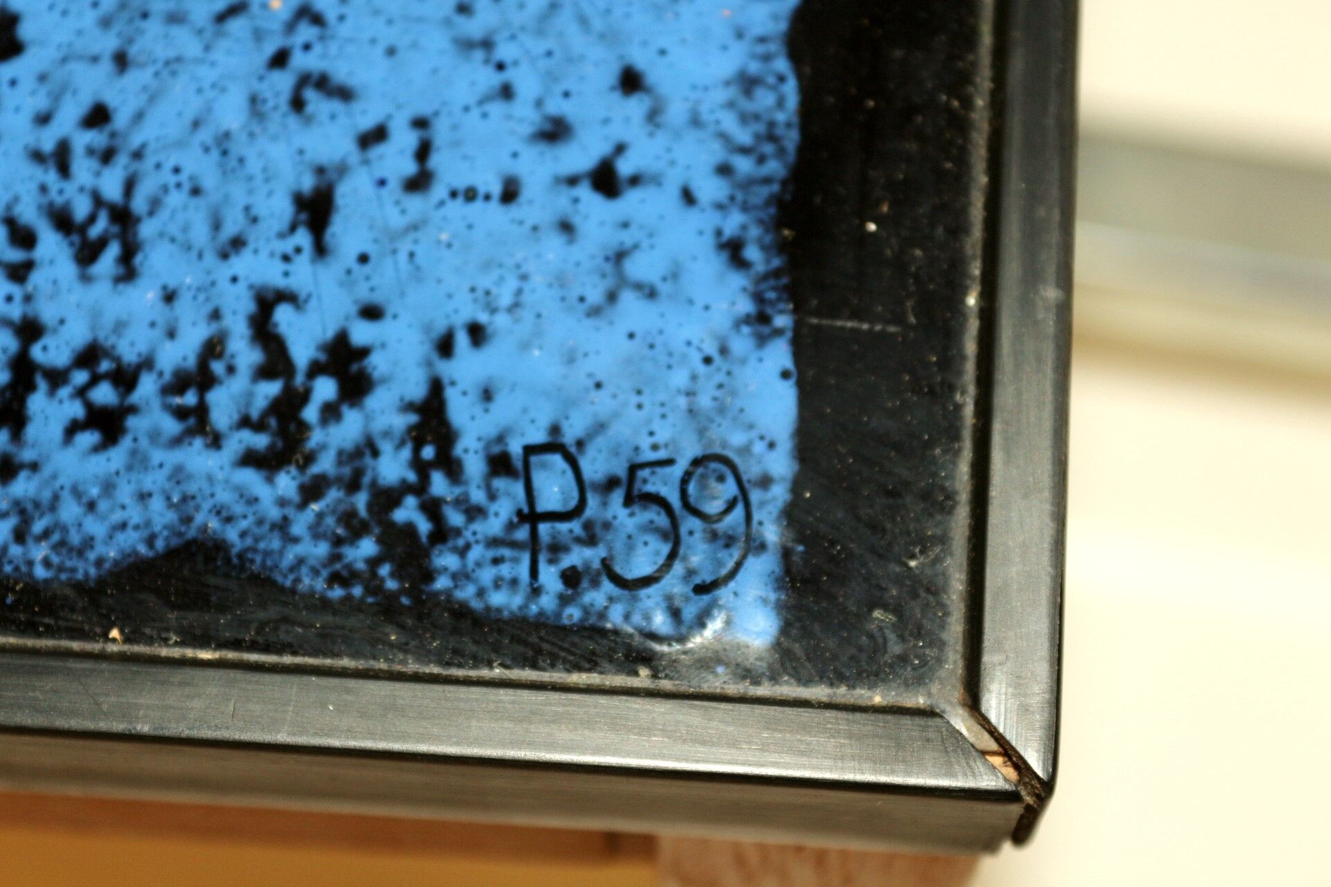 Enamel table, Algot Törneman, Sweden, 1960