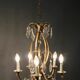 Bronze chandelier and 5-fire stamps