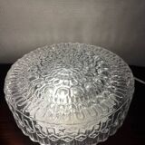 Chiseled glass pendant ceiling light