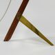 Two white desk lamps "Billy TL" by J.T. Kalmar, Vienna, mid-century style.