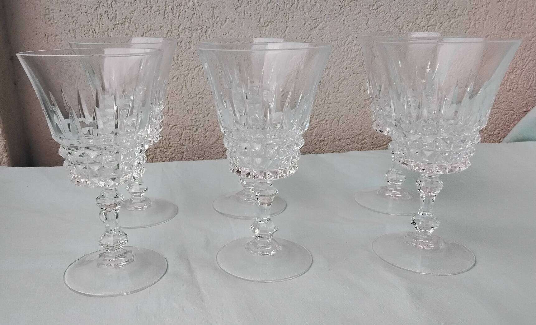 6 Crystal Stemware