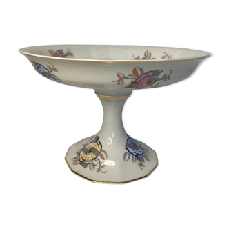 Coupe à fruit piédouche porcelaine Limoges début XXème