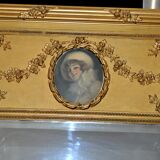 Large mirror romantic Pier 124x71cm