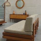 Elm sofa Maison Regain, 60's