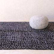 Tapis Noir Beni MRirt - 250 x 184 cm