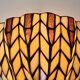 Pair of vintage "stained glass" wall lights in copper and glass, France, 1970.