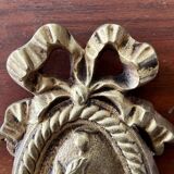 Pair of gilded bronze wall lamps Louis XVI style