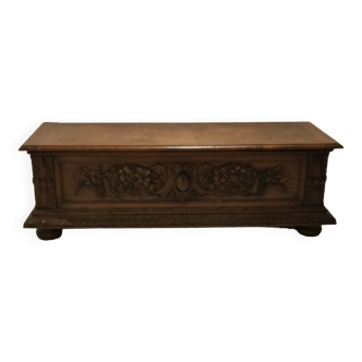 Solid wood chest