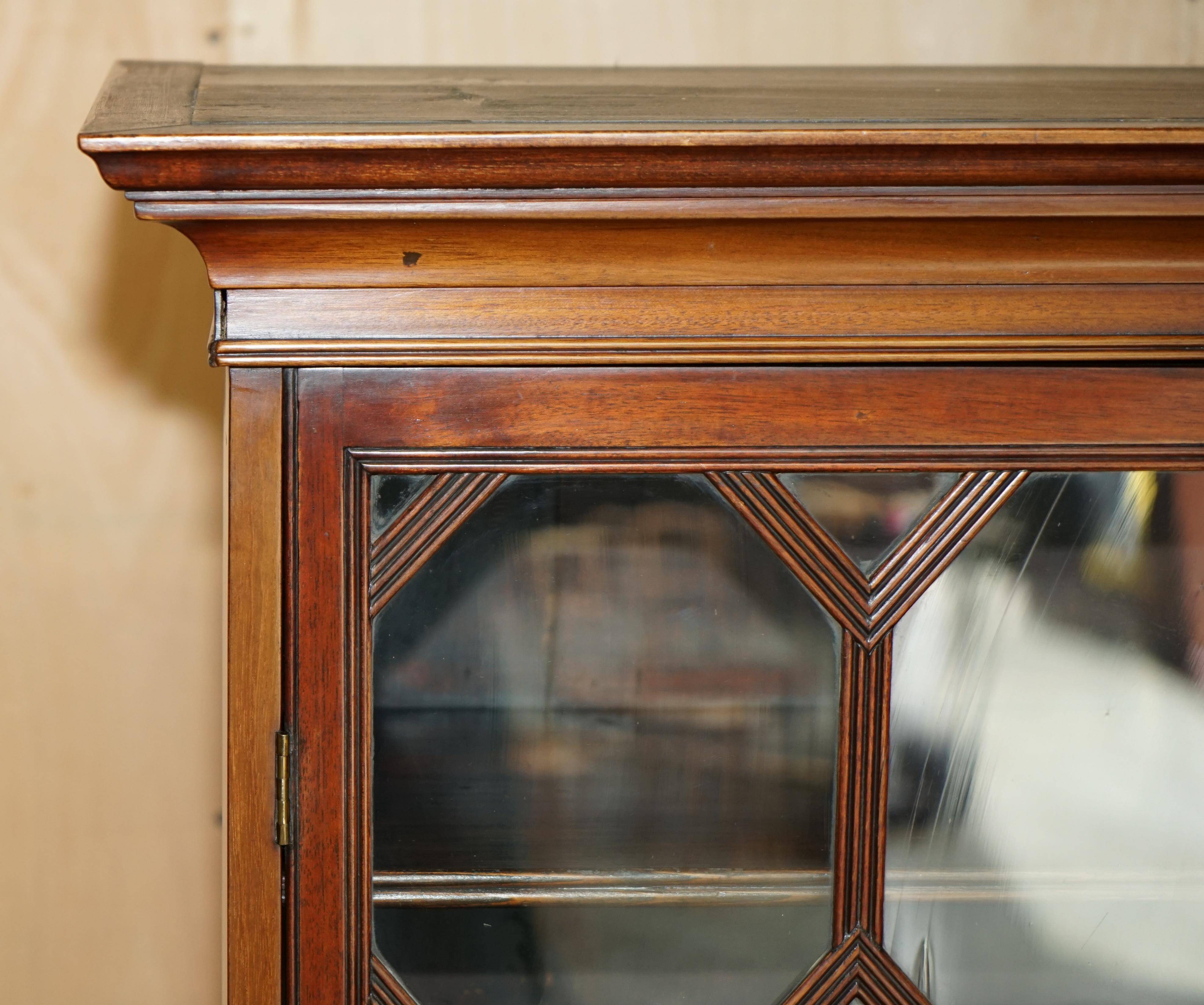 Victorian Antique Astral Library circa 1870 with Long Legs