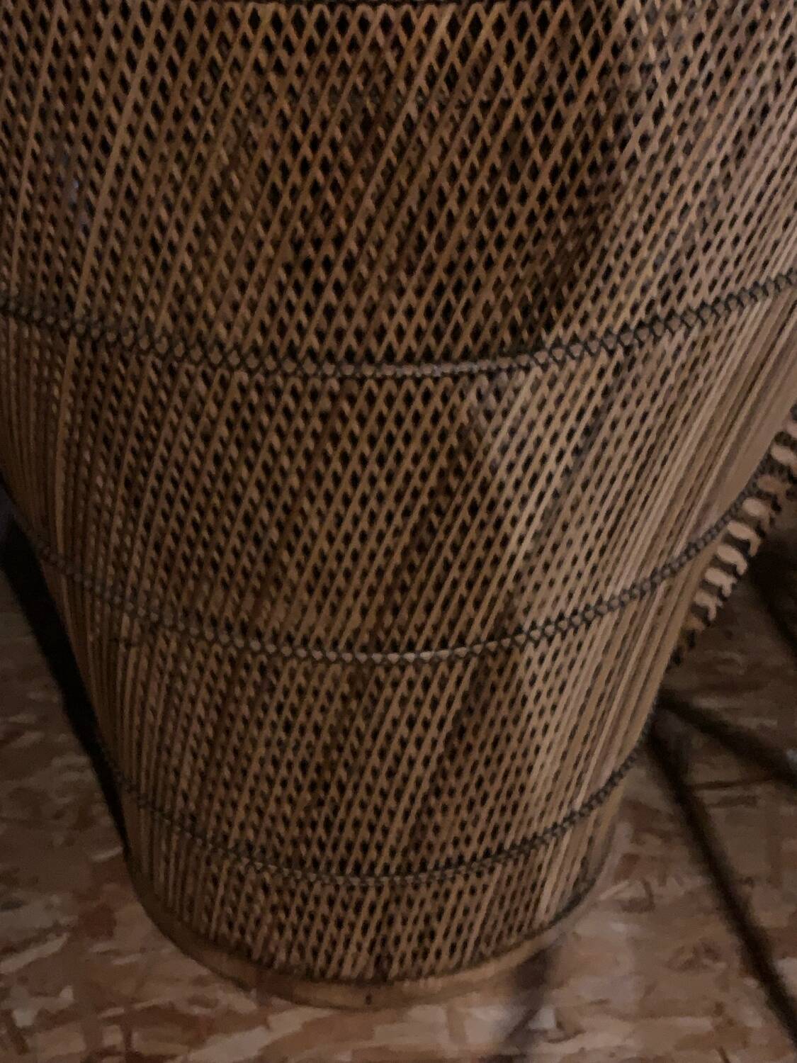 Emmanuelle vintage rattan armchair