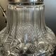 Carafe / decanter jug in moulded glass and silver-plated metal – Silver Pl