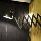 Accordion wall lamp