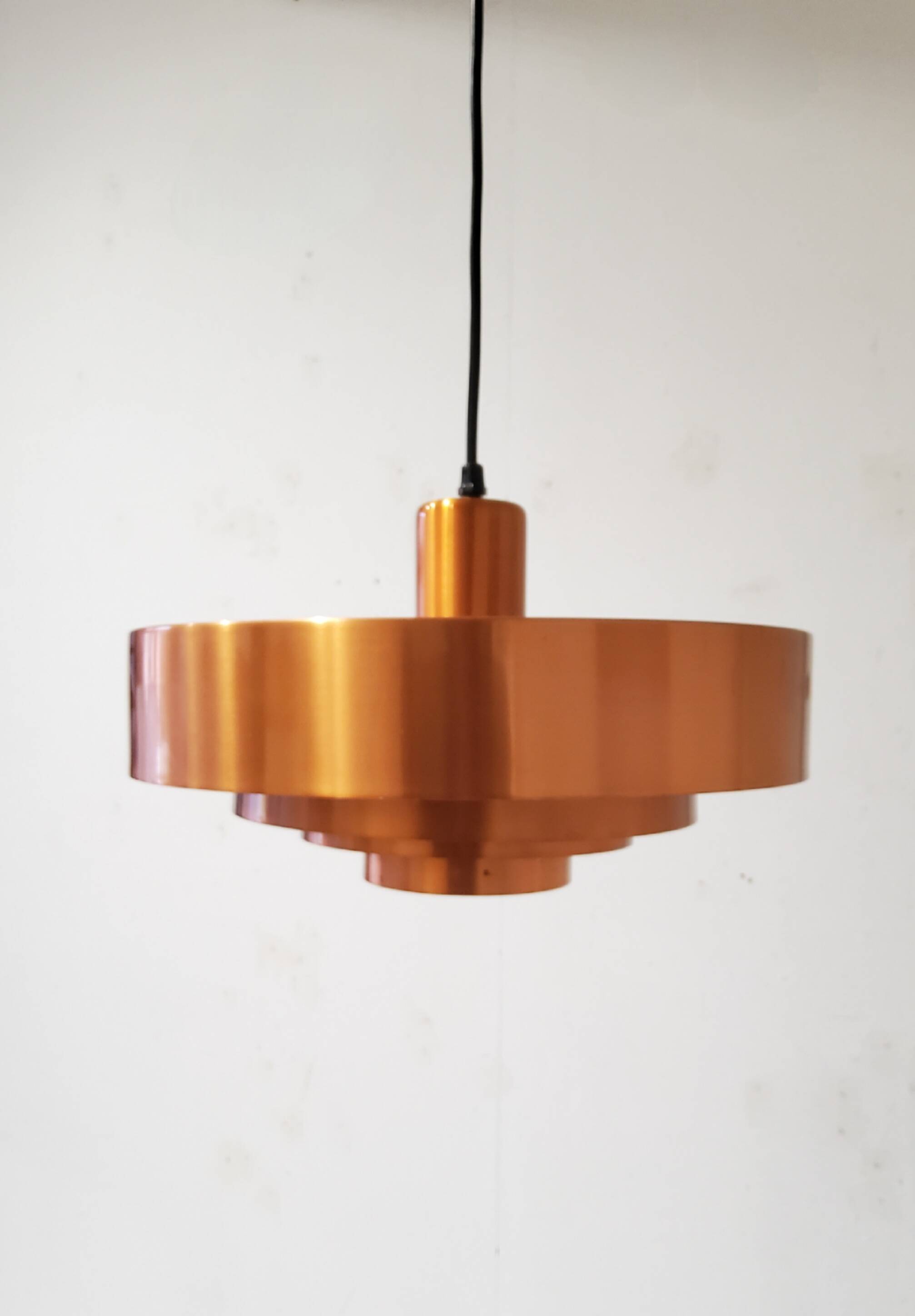 Danish suspension light by Jo Hammerborg for Fog and Morup, 1963 vintage.
