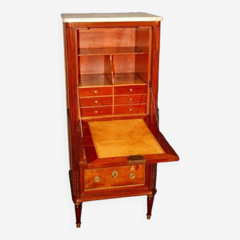 18th century small secretary of lady louis xvi in mahogany