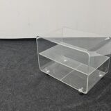 Vintage perspex/acrylic trolley or side table