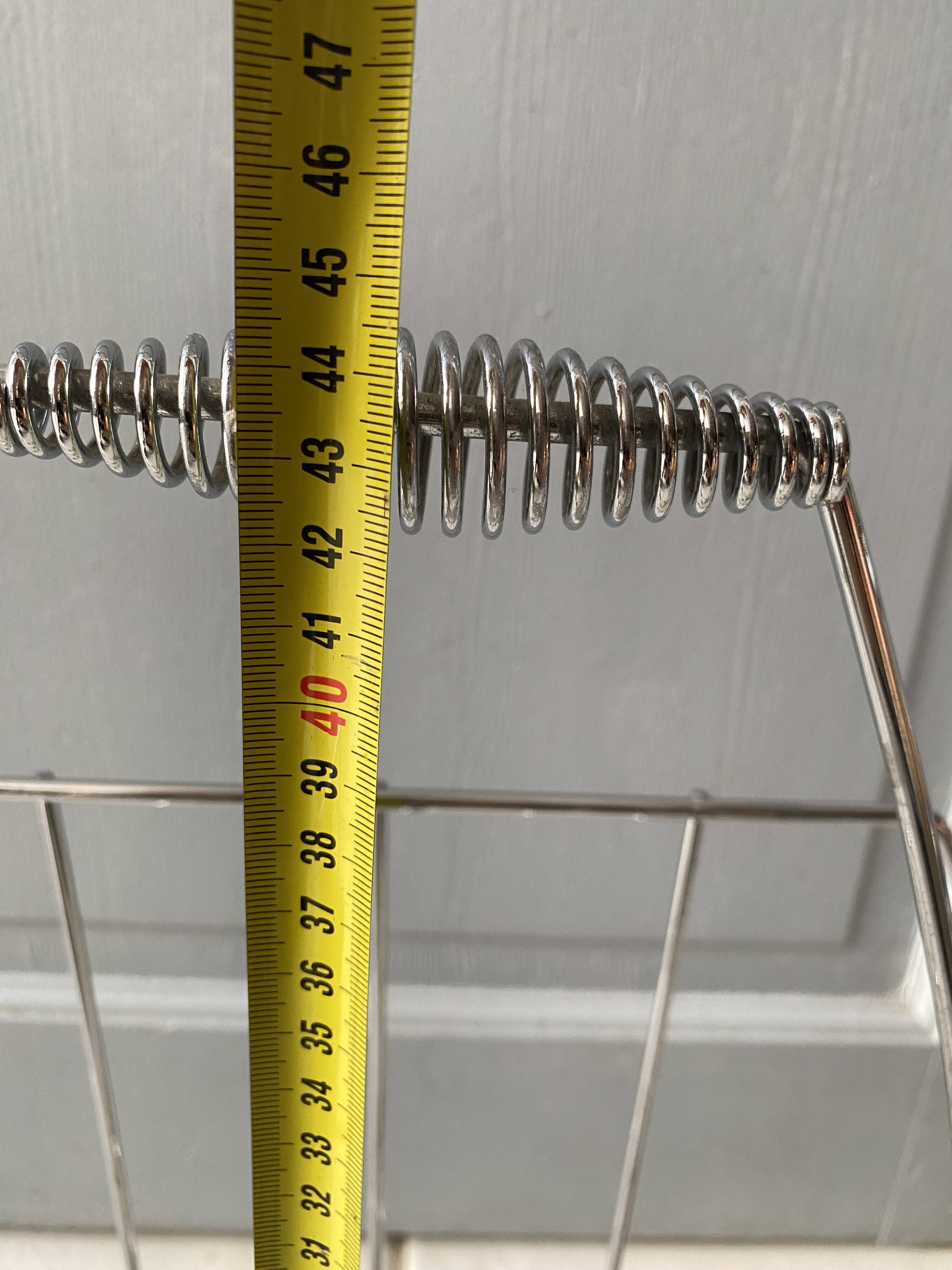 Sputnik Magazine Rack / Vinyl Record Holder - Chrome