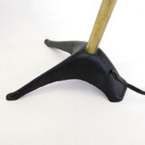 Turquoise modernist lamp from the 50